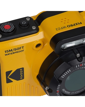 Kodak PIXPRO WPZ2 16MP 4x Zoom Tough Compact Camera - Yellow