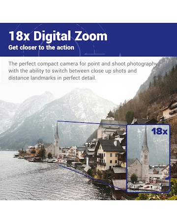 PRAKTICA DZ13 Compact Digital Camera Black