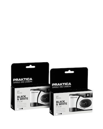 PRAKTICA Disposable Camera - Black & White - Pack of 2
