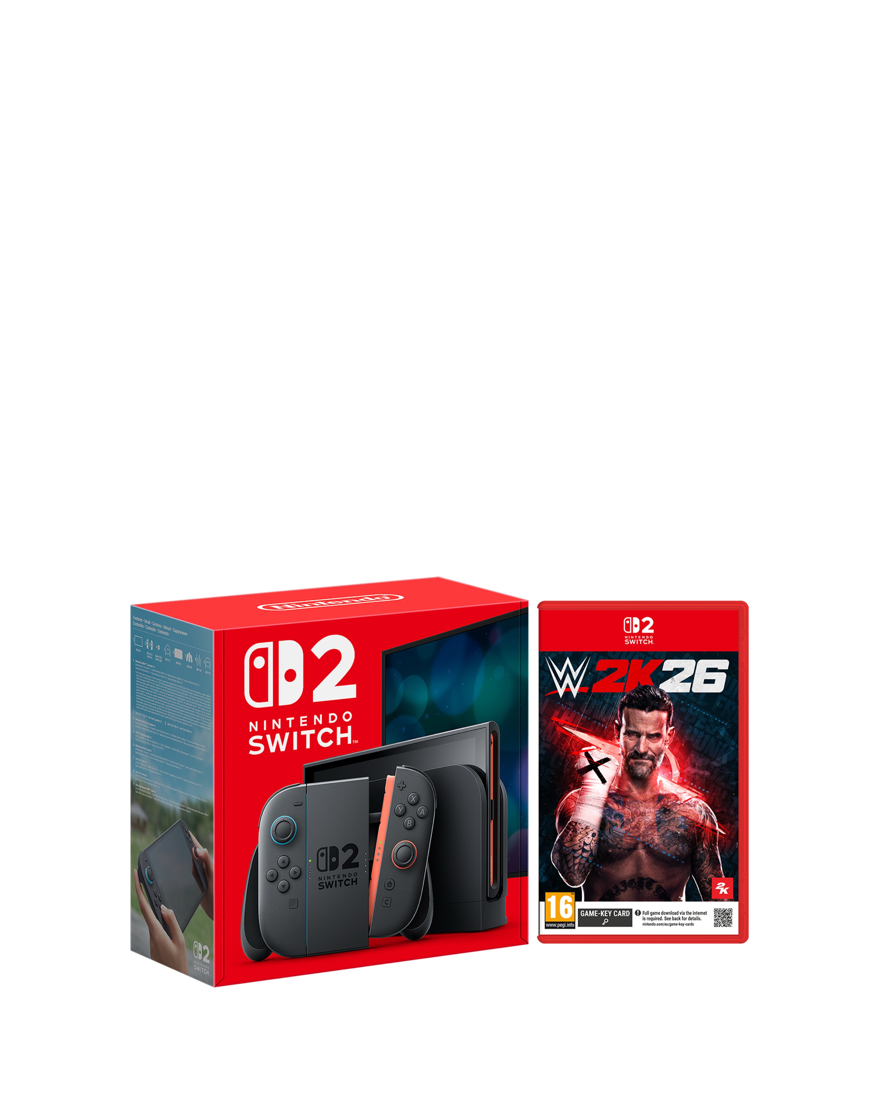 New In - Nintendo Switch 2 + WWE 2K26