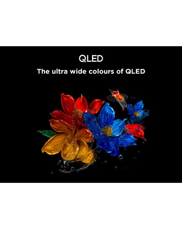 TCL 75T6C-UK 75in 4K QLED HDR Smart Fire TV with Freely