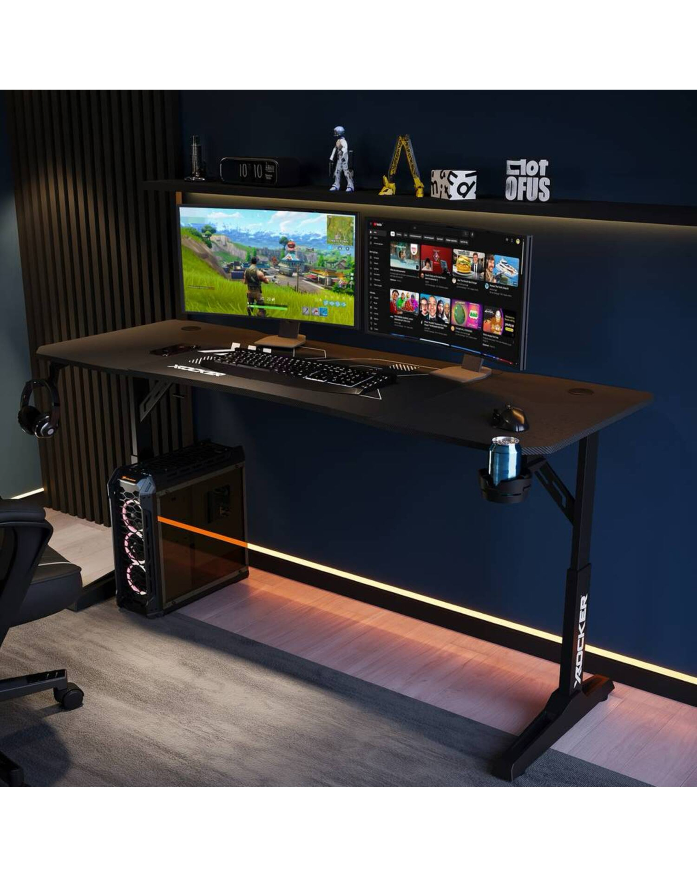 X Rocker Cougar XL 160cm Desk