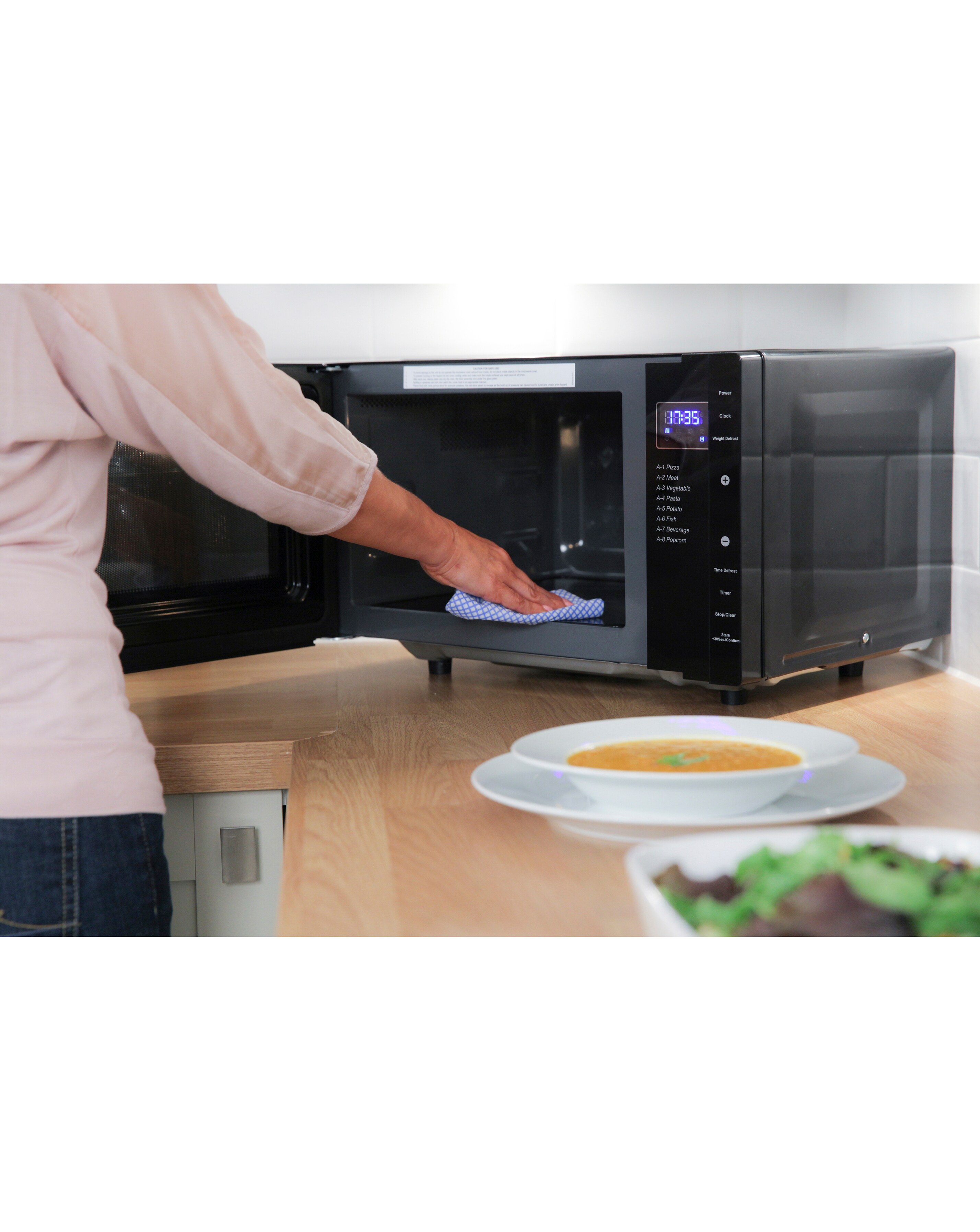 Russell Hobbs RHFM2363B 23Litre Digital Flatbed Microwave Black Ambrose Wilson