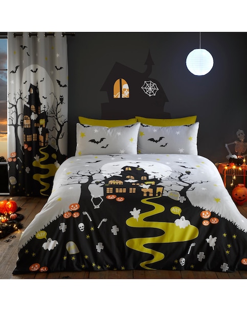 Bedlam Haunted House Duvet Cover Set