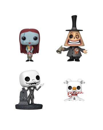 Pop! Vinyl - The Nightmare Before Christmas 4pk