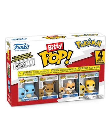 Bitty POP: Pokemon - Squirtle 4 Pack