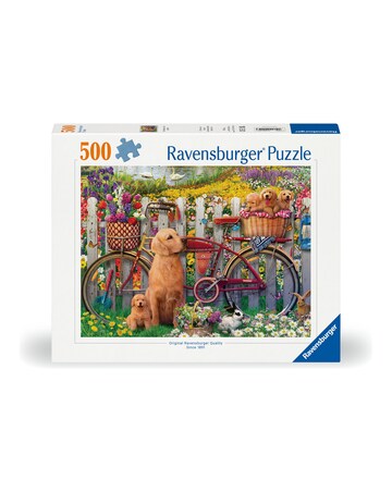 Cute Dogs in the Garden, 500pc