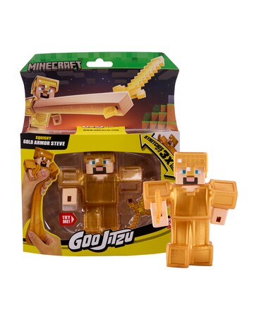 Heroes of Goo Jit Zu Minecraft Gold Armour Steve