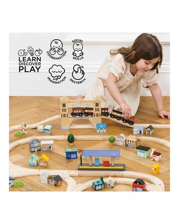 City Train Set 120pc