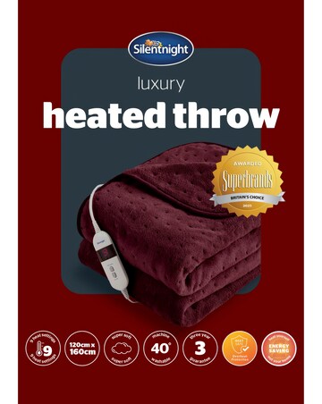 Silentnight Luxury Heated Throw