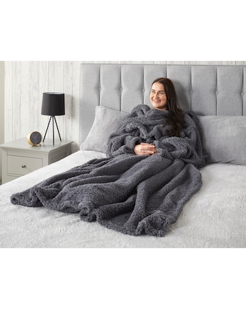Cosy Fleece Wearable Blanket