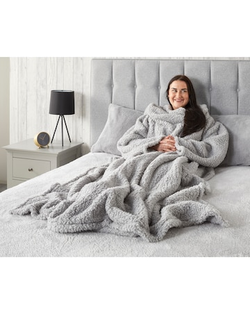 Cosy Fleece Wearable Blanket