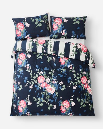 Joanna Hope Ascott Floral Stripe Duvet Cover Set