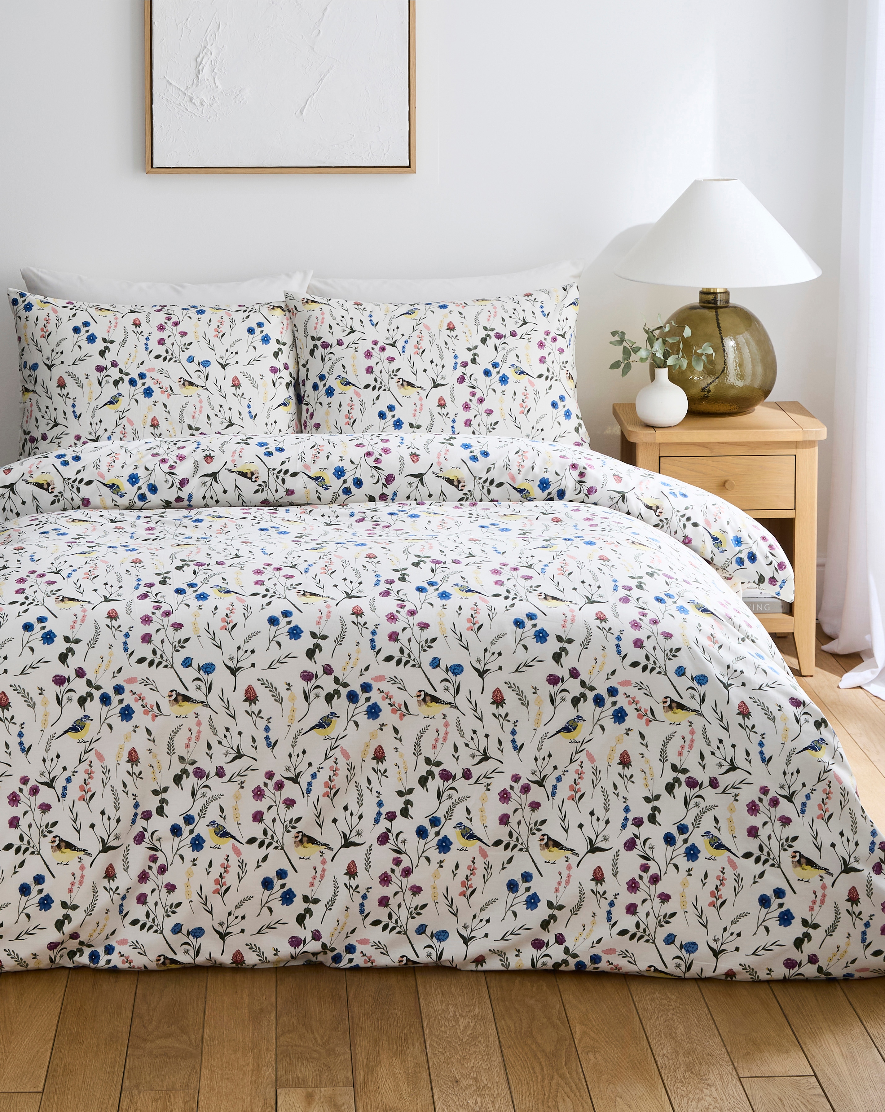 New In - Eliza Floral Bird Duvet Cover Set