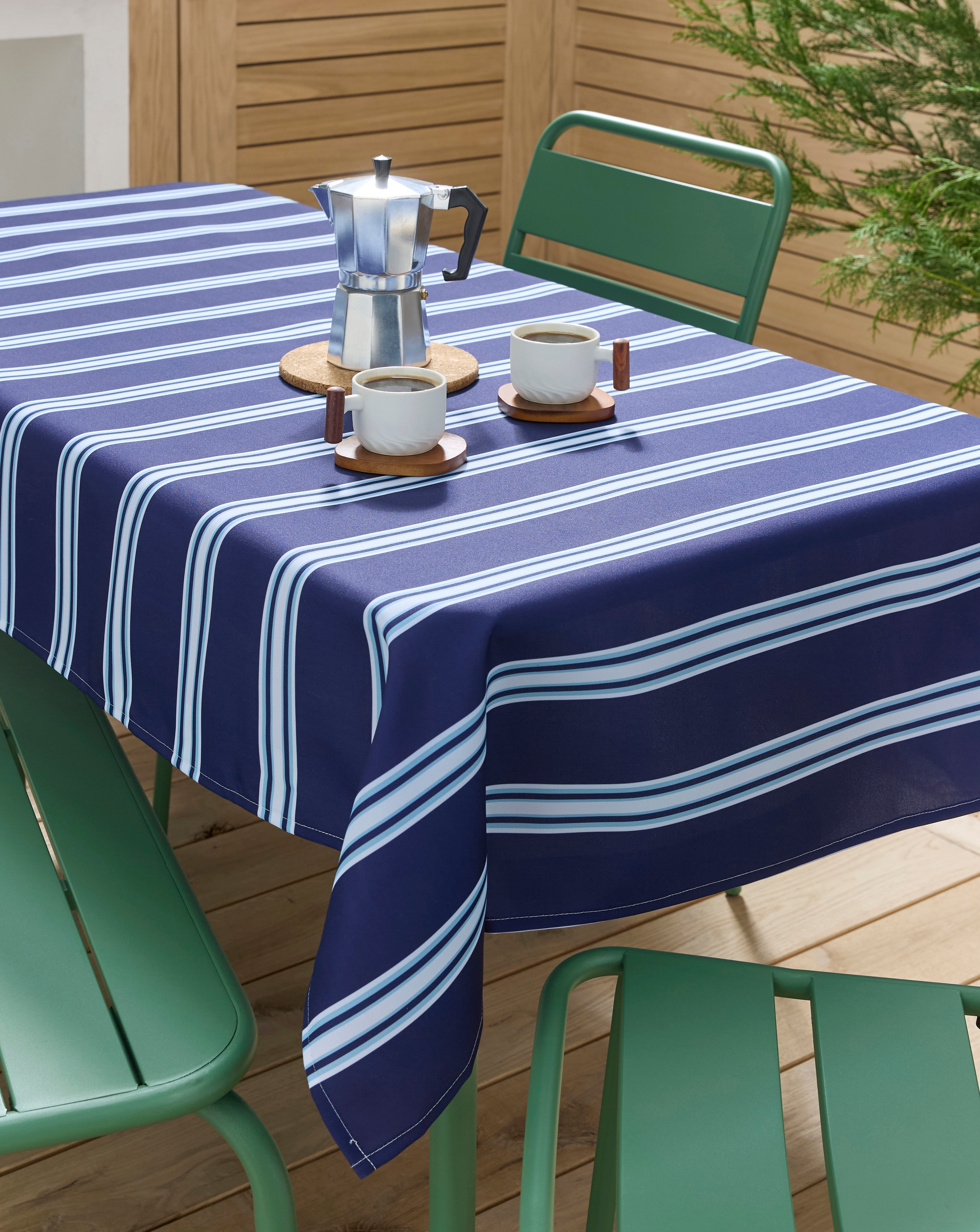 Stripe Wipe Clean Tablecloth