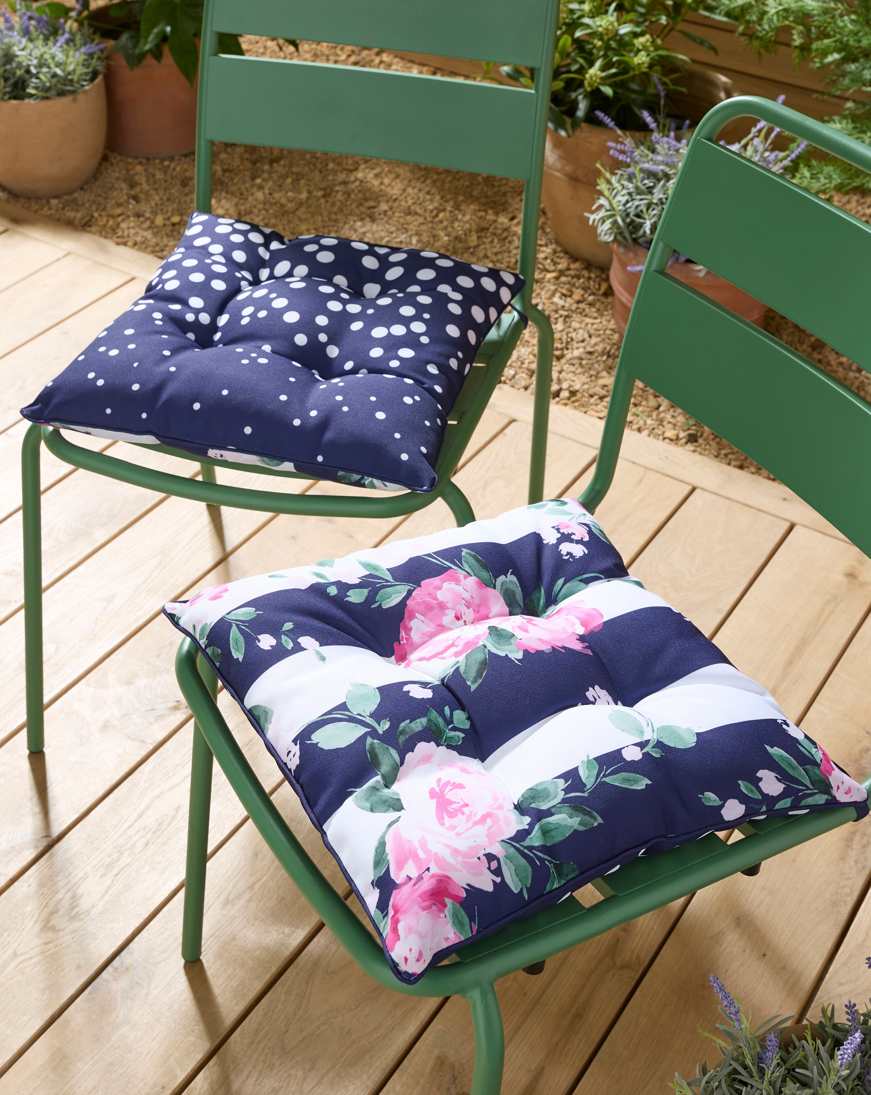 Joanna Hope Spots Outdoor 2 Seat Pads