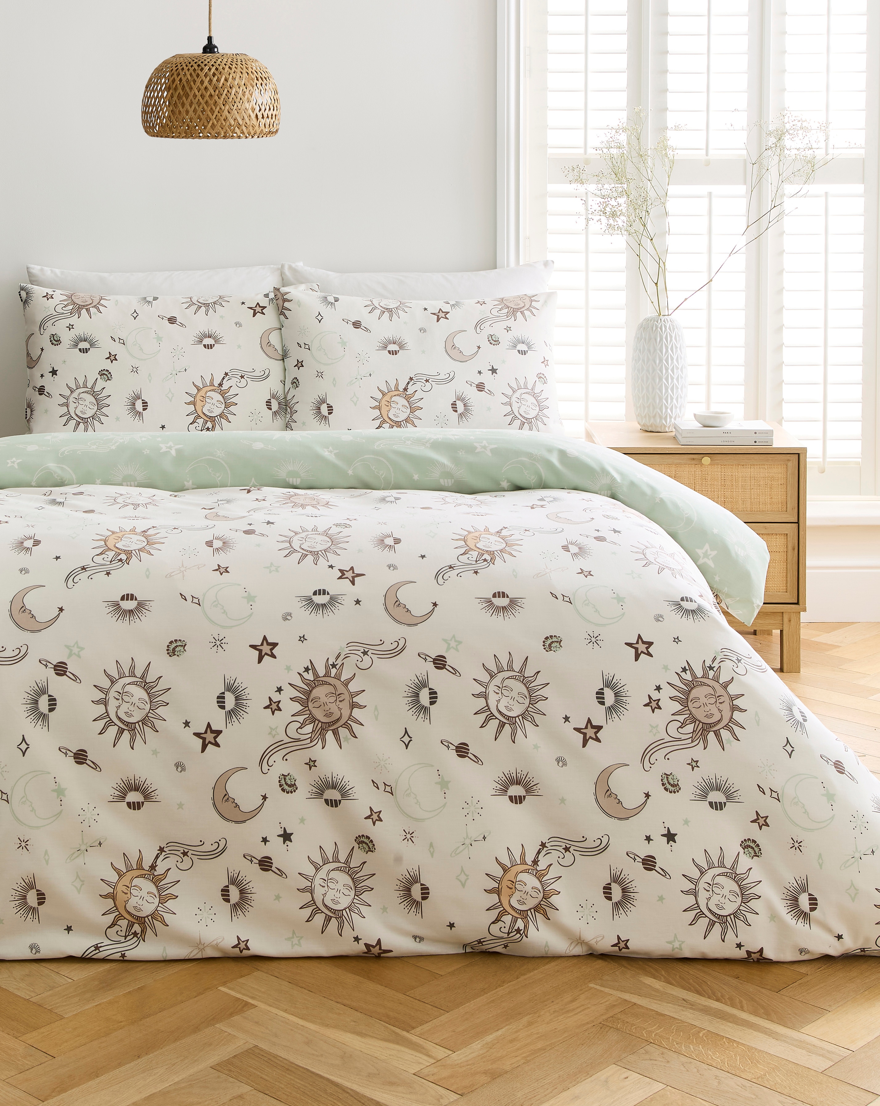 Summer Celestial Duvet Cover Set