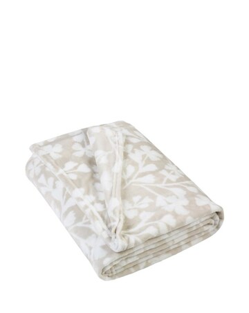 Catherine Lansfield Brook Floral Throw