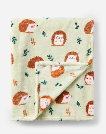 Hedgehog Fleece Throw