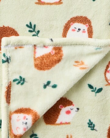 Hedgehog Fleece Throw
