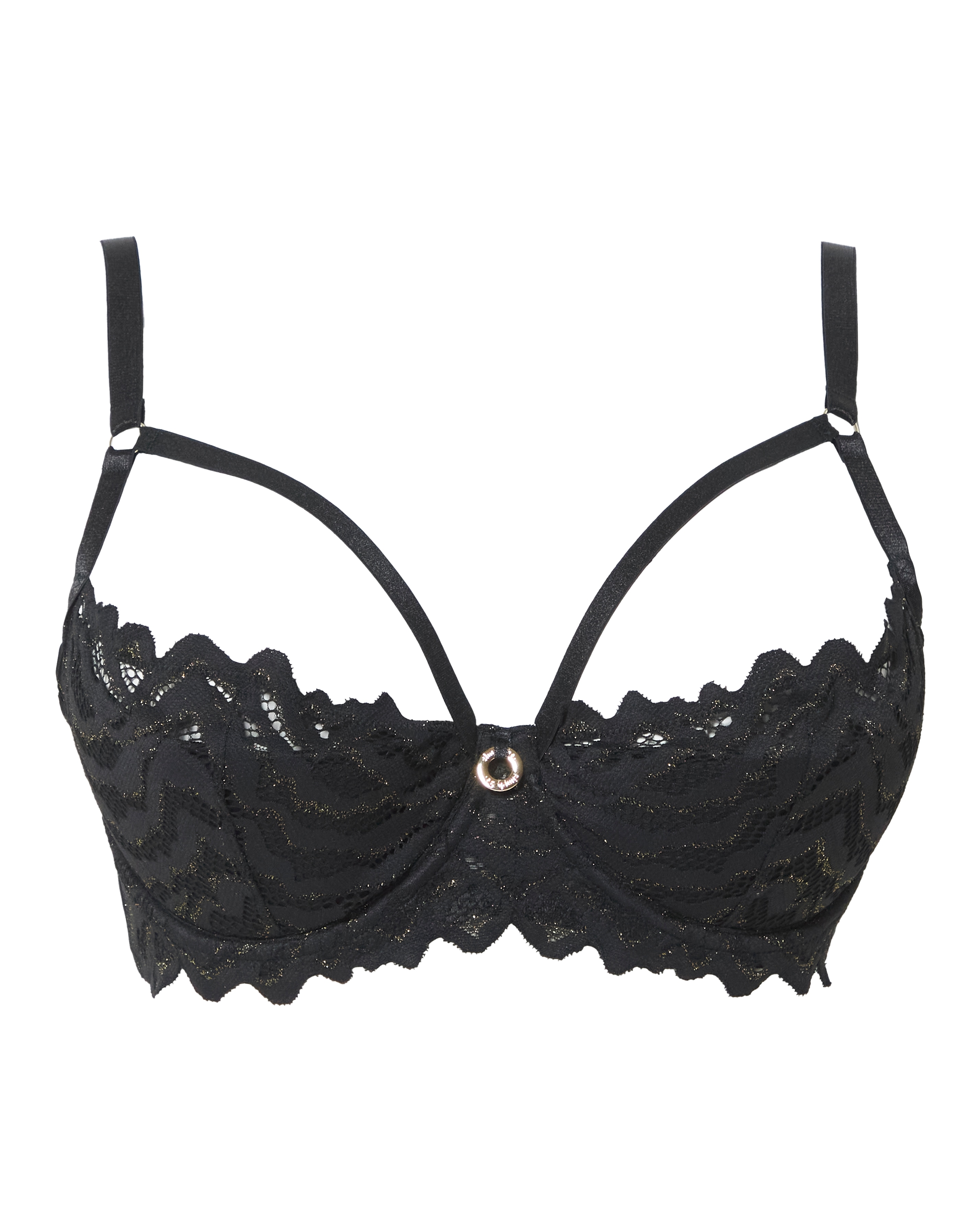 Zebra Lace Underwire Balcony Bra