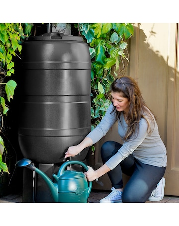 Charles Bentley 210L Garden Water Butt & Set with Box