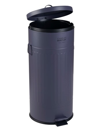 Charles Bentley 30L Round Retro Kitchen Pedal Bin