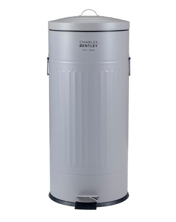 Charles Bentley 30L Round Retro Kitchen Pedal Bin