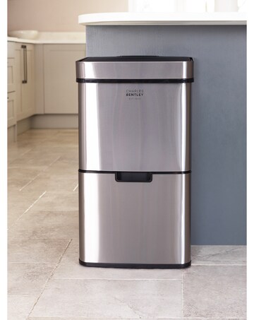 Charles Bentley Triple Compartment 62L Sensor Bin