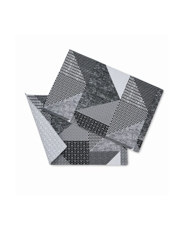 Catherine Lansfield Larsson Geo Cotton Dining Placemat Pair