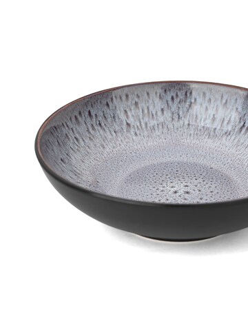 12pc Blue & Purple Reactive Glaze Dinner