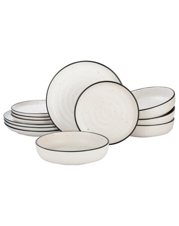 12pc Speckle Dinner Set