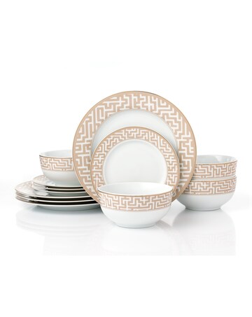 12pc Mosaic Dinner Set