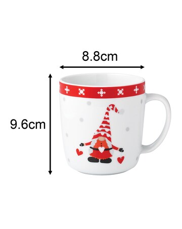 4pk Nordic Gnome Mugs