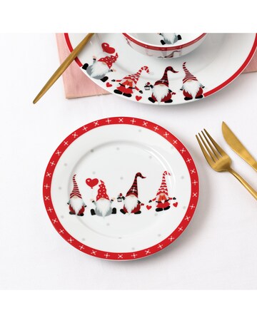 12pc Nordic Gnome Dinner Set