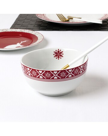 12pc Nordic Reindeer Dinner Set