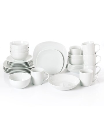30pc Everyday White Dinner Set