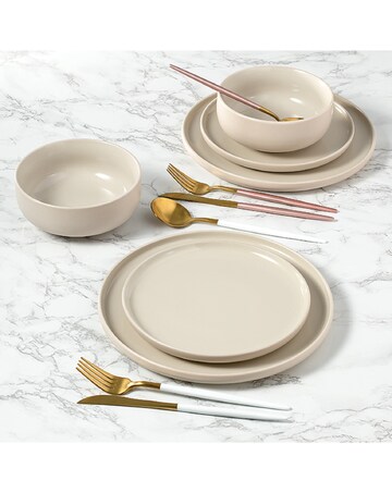 12pc 2tone (Matt & Shiny) Cream