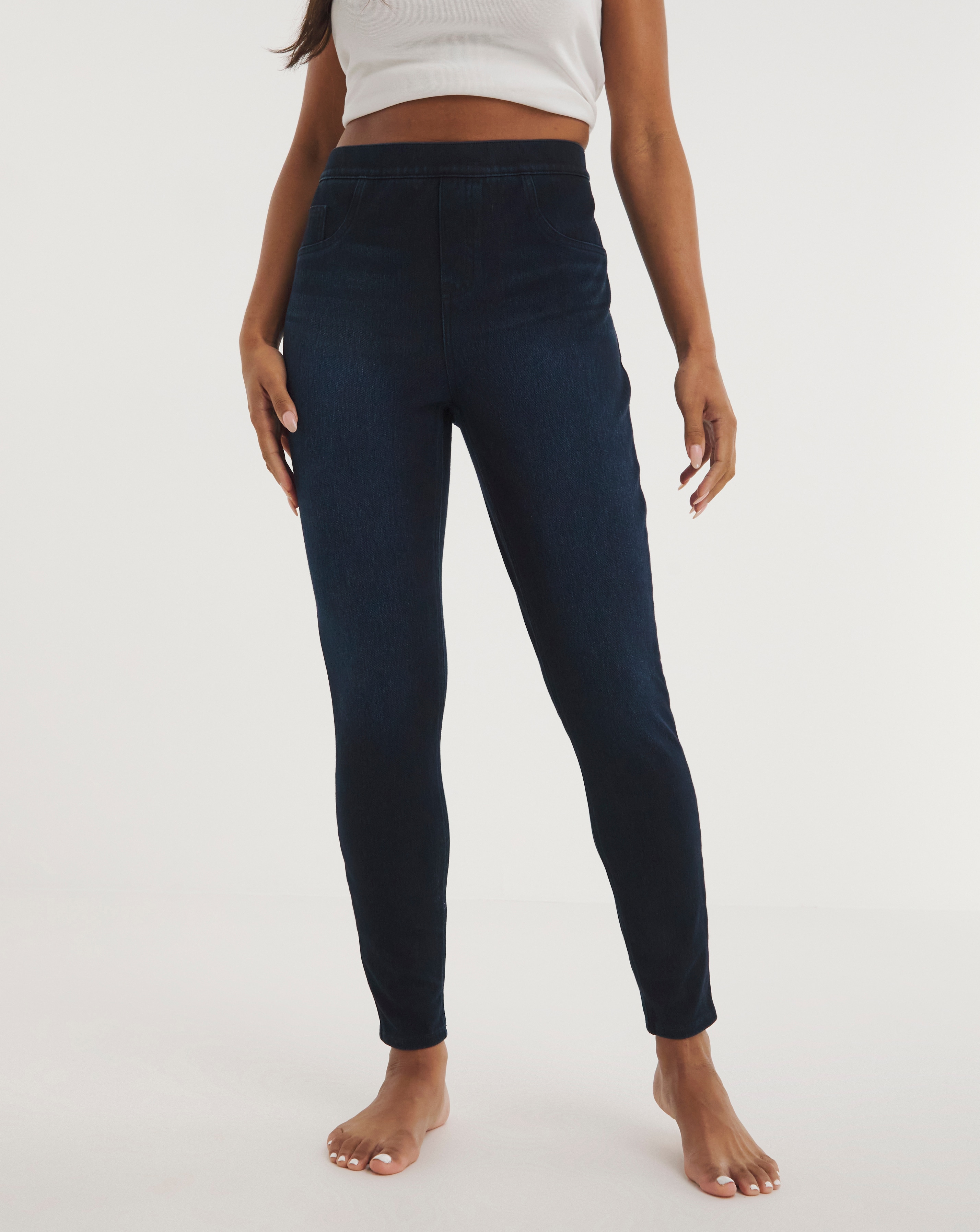 Spanx jean ish ankle leggings on sale