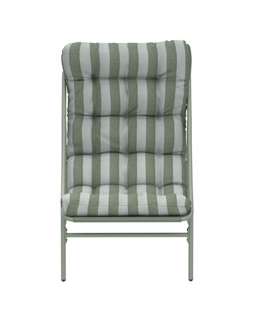 Charles Bentley Porto Relaxing Green Stripe Bistro Set