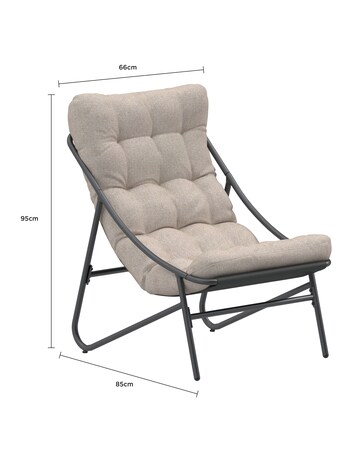 Charles Bentley Porto Relaxing 3 Piece Bistro Set