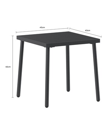 Charles Bentley Porto Relaxing 3 Piece Bistro Set