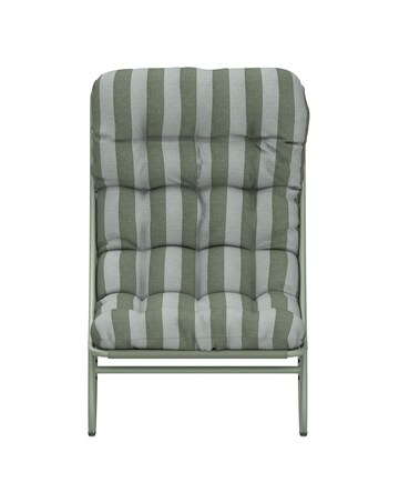 Charles Bentley Porto Relaxing Green Stripe Rocking Chair