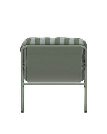 Charles Bentley Porto Relaxing Green Stripe Rocking Chair