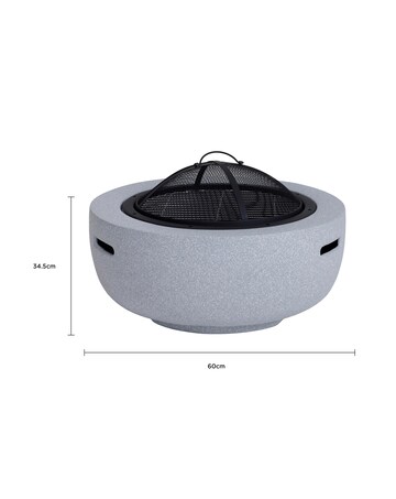 Charles Bentley Snug Cordoba Round Fire Pit
