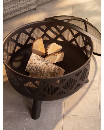 Charles Bentley Snug Salvador Round Fire Pit
