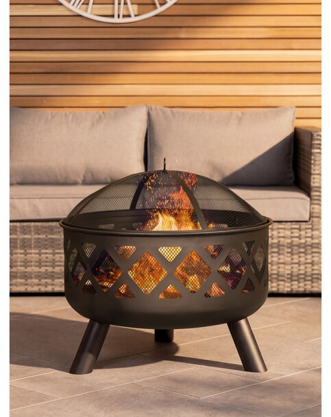 Charles Bentley Snug Salvador Round Fire Pit