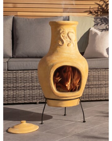 Charles Bentley Snug Malaga Clay Chiminea
