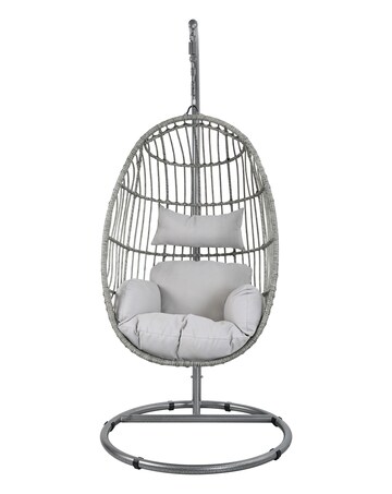 Charles Bentley Egg Shaped Rattan Swing Chair