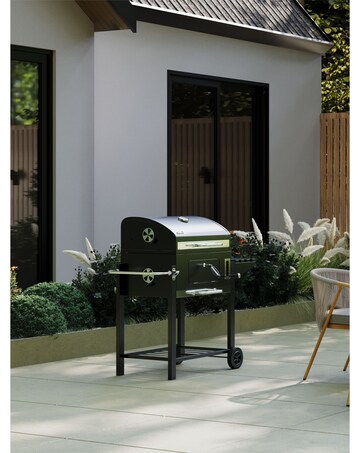 Charles Bentley Ottimo American Grill Charcoal Height Adjustable Barbeque